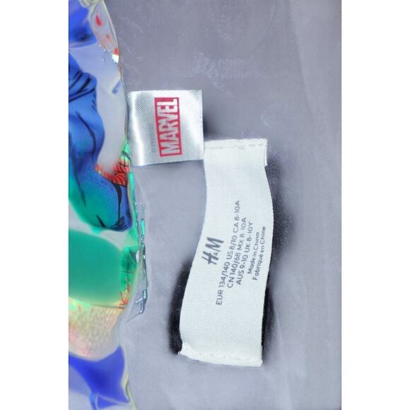 Marvel x H&M Kids Puffer Vest – Size 8-10 – Superhero Print – Black Multicolor - Picture 10 of 11